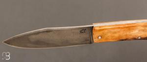   Couteau "Scagel" par Pierre Henri Monnet - Bois de cerf