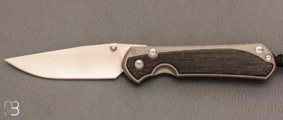 Couteau "Sebenza 31 Large Bog Oak" L31-1136 de Chris Reeve