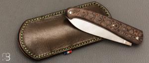   Couteau " Slipjoint " de collection par Jean-Michel Cayron - Fatcarbon® 