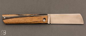 Couteau " Snard " par Tom Fleury - Ebène royal