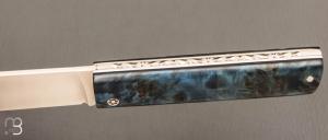    Couteau " Snard " par Tom Fleury - Érable flammé stabilisé