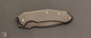    Couteau " Speartac Small " custom de GTKnives - Thomas Gony - Titane et lame en D2