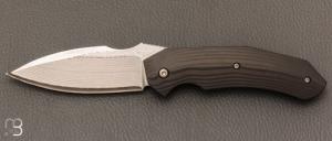   Couteau " Speartac Small " custom de GTKnives - Thomas Gony - Fibre de carbone et lame en VG10