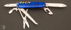 Couteau Suisse Victorinox Huntsman Bleu Translucide - 1.3713.T2