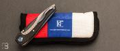 Couteau "    Sukhoi 2.0     " Titanium et fibre de carbone par CKF Knives et Anton Malyshev