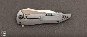 Couteau  "  Tiger Flipper " frame-lock par CKF Knives et Michal Gavac - Gavko