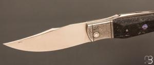   Couteau " Truand Éffilé " par Tony Ruot - Factcarbon Space Coral RWL34