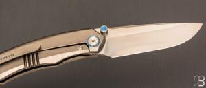 Couteau  " Wild Species WD108-G " par Remette RT - Titane et lame en M390