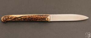   Couteau " Yssingeaux " de Jérôme Latreille - Bois de cerf