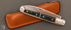 Couteau " Yssingeaux" par Romain Alvarez - RWL34 et ivoire de mammouth