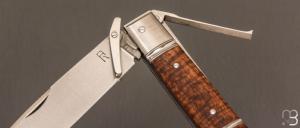  Couteau " Yssingeaux avec garde à bascule et palanquille  " par Romain Alvarez - Gidgee et RWL-34