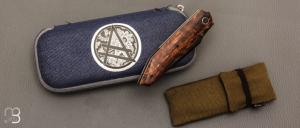    Couteau custom de Berthelemy Gabriel - La Forge Agab - Koa et Damas