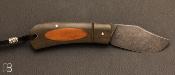 Couteau "Bad Guy" custom micarta par Franck Souville