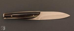Couteau droit " PATRIM’EAU " par la Coutellerie Mongin