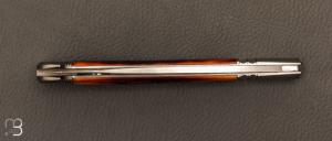   Couteau " Inspiration Issoire/Yssingeaux " par Honoré Vilain - Amber stag et RWL34