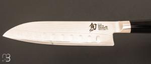 Couteau japonais de cuisine kai shun classic Santoku 165 mm, lame alvéolée DM.0718