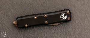 Couteau Automatique Microtech - UTX-85® D/E Bronzed Apocalyptic® Standard - 232-13 AP