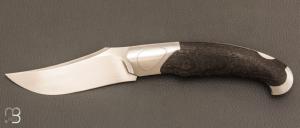 Couteau "Nuevo LockBack" pliant artisanal de Cyril Kalisz - Morta et RWL34