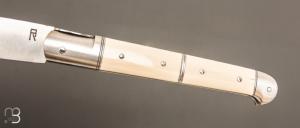  Couteau " Yssingeaux" par Romain Alvarez - RWL34 et ivoire de mammouth