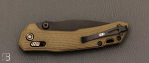Couteau " ZT0203 Duralock " par ZERO TOLERANCE - CPM-M4 et G-10