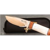 Couteau droit Randall N°25 Trapper - Bois de cerf