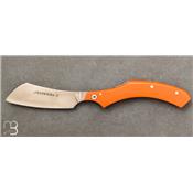 Couteau Phasme G10 Orange par Savignac