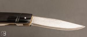  Couteau " 12A PERO " fait main par Denis Lagarde - Corne de buffle