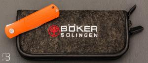  Couteau "BRLW G10 Orange" limited edition par Böker Solingen - 110669