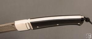   Couteau " Bec "  custom par Raphaël Durand - Suminagashi SGPS et G10