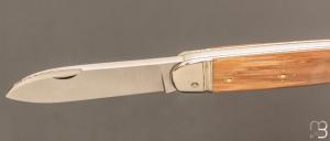 Couteau  " Bouledogue  " par Mathieu Herrero - Ivoire de mammouth et 14c28