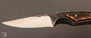 Couteau " Espadon " croûte d'ivoire de mammouth par Pierre Reverdy