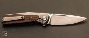 Couteau GSD v2 Titane inlay micarta par Liong Mah