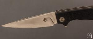 Couteau " IKE " custom par Torpen Knives - Jérôme Hovaere - G10 et lame en N690Co