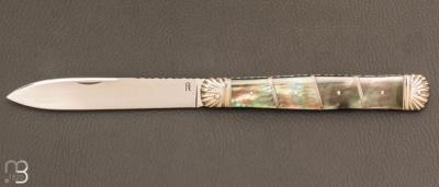  Couteau "Interprétation du Violon" par Romain Alvarez - Nacre noire