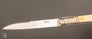   Couteau " Jehan de Metz " de collection par Isabelle et Pascal Graveline