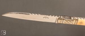   Couteau " Jehan de Metz " de collection par Isabelle et Pascal Graveline