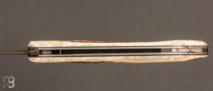 Couteau " Le Passager " de Pierre Thomas - Atelier Odae - Bois de cerf