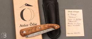   Couteau "Le Passager" de Pierre Thomas - Atelier Odae - Chêne brun microbillé