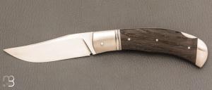    Couteau " Lock-Back " custom par Grégory Picard - Morta et S45VN