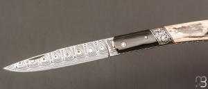    Couteau  "  Mandrin  " de collection par Philippe Voissière 