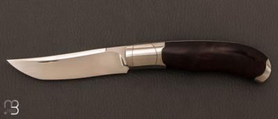 Couteau " Mini-Mix " pliant artisanal de Cyril Kalisz - Gidgee et RWL-34