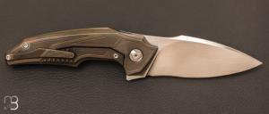 Couteau " Muscle " Titanium par CKF Knives et Tashi Bharucha