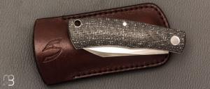   Couteau " Nativ Mini "  par Aleksandr Vetrov - Fibre de carbone / Elmax