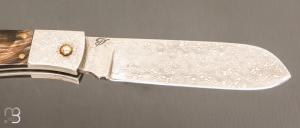  Couteau " Navaja Campesina" par Jesus Granda - Corne de buffle et damas