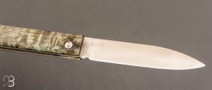 Couteau " L'Olonnois " de L'atelier du capitaine - Bouleau Madré