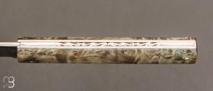 Couteau " L'Olonnois " de L'atelier du capitaine - Bouleau Madré