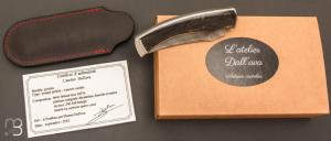    Couteau " Pointix lock back " custom de Florent Dall'ava - L'atelier Dall'ava
