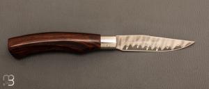  Couteau " Sgrigua " par Roberto Ottonello - Bois de fer et Damas