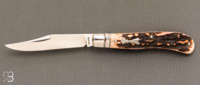   Couteau " Slimline Trapper " Stag de Craig Brewer