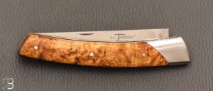  Couteau Le Thiers Compagnon par Chambriard - Loupe d'amboine